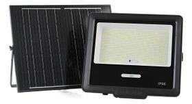 Refletor Solar Led 1000w Placa Bateria Estádio/ Campo