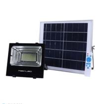 Refletor Solar Led 100w com Controle Remoto e Placa MakLed