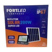 Refletor Solar Led 200W Fortled 2456