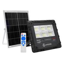 Refletor Solar LED 200W Luminária Externa Com Placa Solar IP67 Branco Frio 6500K