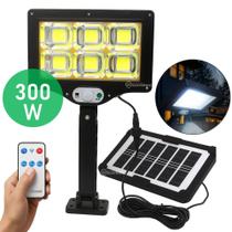 Refletor Solar LED 300W com Sensor de Presença e Controle Remoto Sem Fio e Fácil LKY0045