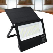 Refletor Solar Led 300w Placa Prova Dágua Sensor Ajustável