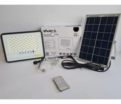 Refletor Solar Led 400w com Controle Remoto e Placa IP65 Original - Galaxy