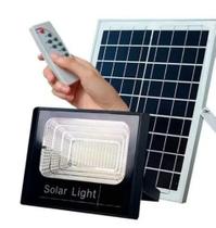 Refletor Solar Led 50W Branco Frio Holofote Bivolt 6500K Co Água e Poeira IP66 Externo - Solar Light Refletor Solar Led 50W Branco Frio Holofote Bivolt 6500K Co Água e Poeira IP66 Externo - Solar Light