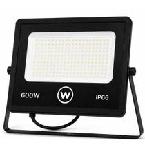 Refletor Solar LED 600W IP66 c/ Controle e Placa Solar Refletor Solar LED 600W IP66 c/ Controle e Placa Solar