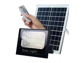 Refletor Solar LED 60W Resistente Água Sensor Alta Autonomia