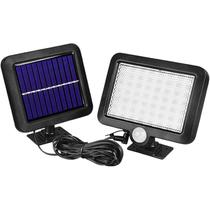 Refletor Solar LED com Sensor de Movimento 56 LEDs Luz Branca Fria para Área Externa Marblue MB5007
