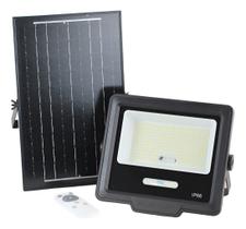 Refletor Solar Led Holofote 500w Placa Bateria Prova D Água