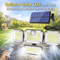 Refletor Solar Luminária De Led 600W Com Controle Remoto Moderno Refletor Solar Luminária De Led 600W Com Controle Remoto Moderno