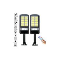 Refletor solar X2 400W LED com painel solar e sensor PIR