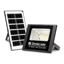 Refletor Solar Zinnia ZRS60, Led, 60W, Bateria 4000Mah, Com Controle Remoto, IP67, ZNE-ZRS60V2-01