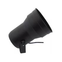 Refletor spot 38 preto com soquete e-27 - iluminação