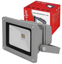 Refletor Super Led 10w Bivolt Branco Frio 6500k IP65