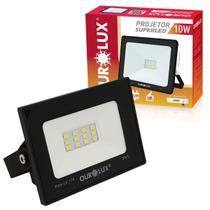 Refletor Super Led 10W Bivolt Branco Frio Ip65 Preto Refletor Super Led 10W Bivolt Branco Frio Ip65 Preto