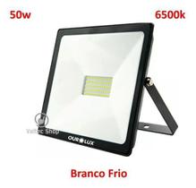 Refletor Super Led Branco Frio 50w 6500k Bivolt Jardim - Valtec Shop