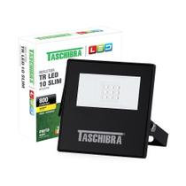 Refletor Taschibra Led Tr Slim 10W Luz Brnaco Quente 3000K Preto Bivolt Refletor Taschibra Led Tr Slim 10W Luz Brnaco Quente 3000K Preto Bivolt