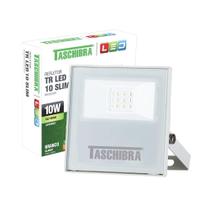 Refletor Taschibra Led Tr Slim 10W Luz Verde Branco Bivolt Refletor Taschibra Led Tr Slim 10W Luz Verde Branco Bivolt