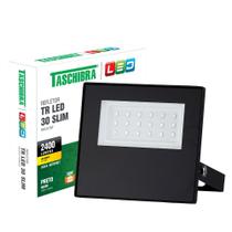 Refletor Taschibra Led TR Slim 30W 3000K Preto Bivolt Refletor Taschibra Led TR Slim 30W 3000K Preto Bivolt