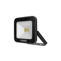 Refletor Taschibra TR Led 10 Slim 10W Preto 3000K Luz Amarela Bivolt