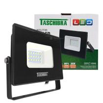 Refletor Taschibra TR Led Preto 20 Slim 20W 6500K Refletor Taschibra TR Led Preto 20 Slim 20W 6500K