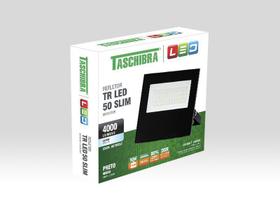 Refletor Taschibra TR Led Preto 50 Slim 50W 6500K