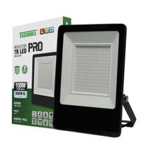 Refletor Taschibra Tr Led Profissional 150W Luz Branco Fria 6500K Preto Bivolt