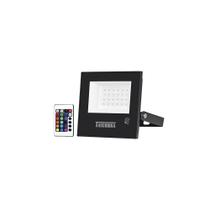 Refletor Taschibra TR LED Slim RGB 20W Preto Bivolt Refletor Taschibra TR LED Slim RGB 20W Preto Bivolt