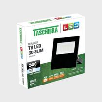 Refletor Tr Led 30W Slim 6500K Preto Taschibra Refletor Tr Led 30W Slim 6500K Preto Taschibra