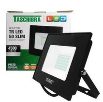 Refletor Tr Led 50W Slim 6500K Preto