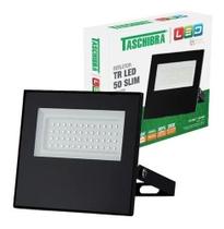 Refletor Tr Slim Preto 20w Autovolt 6500k Taschibra