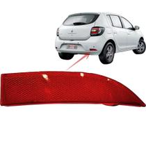 Refletor Traseiro Logan Sandero 13 A 17 Vermelho AcrÍLico Ld
