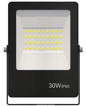 Refletor ultrafino LED Gaya 30W 6500k preto