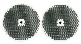 Refletores Seco-Larm E-931ACC-RC1Q, pacote de 2 para sensores de feixe Refletores Seco-Larm E-931ACC-RC1Q, pacote de 2 para sensores de feixe