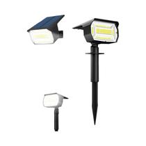 Refletores Solares Para Paisagismo Externo 72/68 LED IP65 À Prova d'Água Com 3 Modos De Iluminação