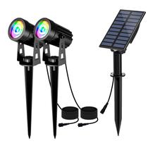 Refletores solares T-SUN 2 em 1 RGB à prova d'água ao ar livre