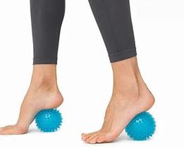 Reflexball Massage 9cm Kit 2 Bolas cor Azul Gymnic Italiana, Bola Cravo, Fisioterapia, Reflexologia