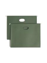Reforço de altura total Hanging Pocket Smead 10 por caixa verde