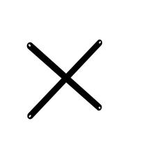 Reforco fundo p/ estante de aço 92 cm pandin - preto