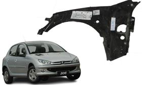 Reforço Interno Paralama Dianteiro Esquerdo Peugeot 206 1998 A 2010 - Original Novo - 7119PQ