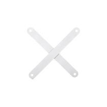 Reforço Lateral em X para Estantes Pandin 427 mm Branco Reforço Lateral em X para Estantes Pandin 427 mm Branco