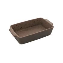 Refratario de ceramica marrom matte pequeno 29x17x7 wolff