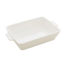 Refratário De Porcelana Alça Basic Branco 20,5Cm X 34Cm Lyor