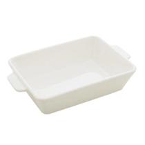 Refratário de Porcelana com Alça Basic Branca 20x15cm Wolff - Lyor