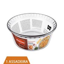 Refratário de Vidro Forma Redonda Suflê 2,4ml Marinex