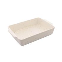 Refratário em cerâmica Wolff Mist 35x22x7cm branco matte 29402