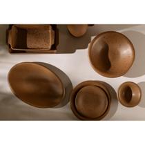 Refratário Wolff Mist de Cerâmica Marrom Matte 36cm x 22cm