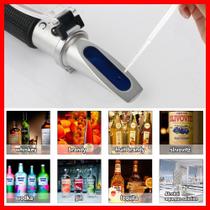 Refratômetro 2 Em 1 Escala Brix E Gravidade Específica Com Estojo