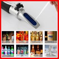 Refratômetro Brix 0-32% E Gravidade 1.000-1.120 Cerveja + Estojo