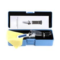 Refratômetro De Álcool E Açúcar Portátil 0-40% Brix 0-25% Testador De Álcool Para Vinho Cerveja Uvas