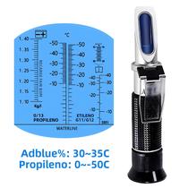 Refratômetro Portátil 4 Em 1 Para Carro, Para Fluido Adblue, Glicol, Ureia, Testador Com Bateria